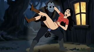 Crazy Fucking at Camp Crystal Lake. "Friday the 13th" Porn Parody Cartoon