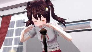 Uncensored Japanese Hentai anime blowjob