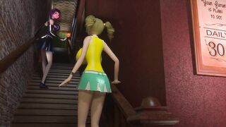 3DGSPOT - Crazy 3D Cartoon Threesome With Multiple Cocks And Two Busty Girls! UNCENSORED SEX!