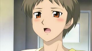 Hentai - Young Virgin Boy Begs a Busty MILF for Sex! [Uncensored] [Subtitled]