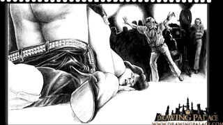 DrawingPalace Amazing realistic cartoon drawings of BDSM and fetish porn
