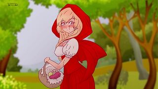 Little Red Riding Hood scolded a pervert who fucked a tree and let him know a woman's body !Hentai Cartoon Parody ! 2025
