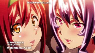 Animated Hentai, two sexy girls