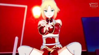 Anime girl masturbates you and lets you finish