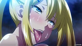 Animated Hentai, big tits girl she wants to have sex