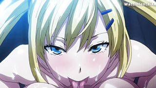 Animated Hentai, big tits girl she wants to have sex