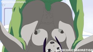 Teen Titans XXX Porn Parody - Raven & Beast Boy Animation FULL (Hard Sex) ( Anime Hentai)