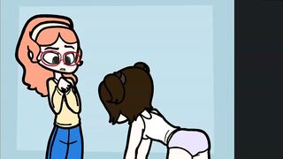 Animated girl wedgies compilation #1