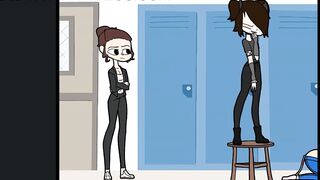Animated girl wedgies compilation #1