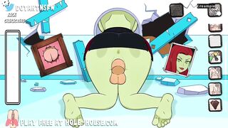 Poison Ivy Full Scene Creampie Compliation Moaning Orgasms - Hole House Game [Rule 34, Hentai, Cartoon]