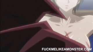 Screaming anime teen getting pussy pounded