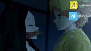 Nezuko X Zenitsu Hentai anime porn