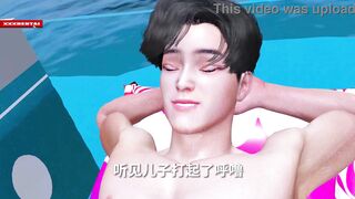 Cheating bigboobs Seductive Priestess: Animated and Curved - 3D Animation Hentai