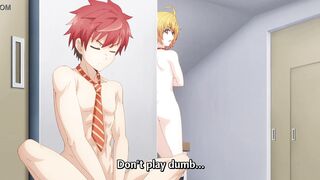 Cute anime girls naked students