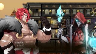 Barbarian Legend [PornPlay Hentai game] Ep.1 lewd interogatory for the blonde captured elf woman