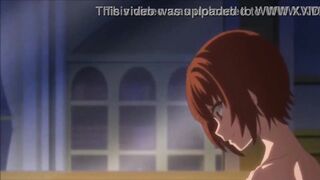 [Hentai] Pink-haired beautiful princess getting fucked hard by intruder and came while peeing herself