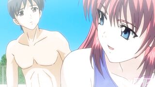 My friend is very hot, I love eating her juicy tits - Anime Hentai