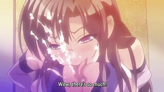 Big-titted hentai bitches tittyfucking until their guys' balls are drained