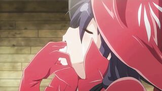 Big-titted hentai bitches tittyfucking until their guys' balls are drained