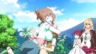 Valkyrie Drive: Mermaid HENTAI anime - ecchi & yuri scene COMPILATION, including specials