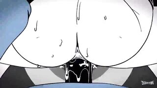 Cartoon sex with mime