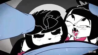 Cartoon sex with mime