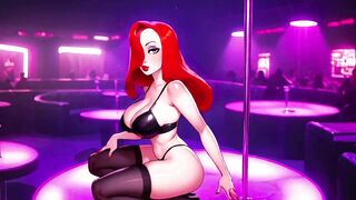 Jessica from Who Framed Roger Rabbit Striptease! Teasing Bib Boobs Ai Free
