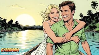 Jungle Gas Station: A Black Pump for a White Wife. Cartoon BBC Wife Cuckold