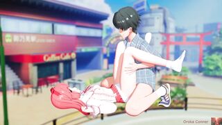 She found you doing it in public ... and wanted a turn!