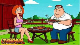 Married slut secretly cheats on her husband with a gardener. cartoon parody
