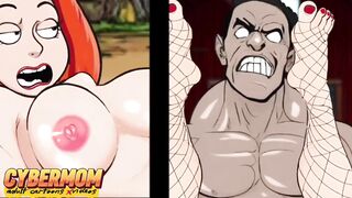 Married slut secretly cheats on her husband with a gardener. cartoon parody