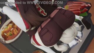 Genshin Impact - Amber Futanari Compilation