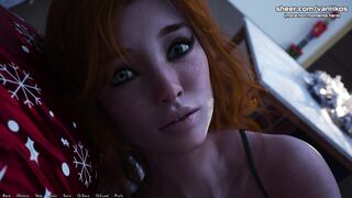 Big Boobs Redhead Girlfriend Teen Hot Romantic Sex With Kissing. He Cums Inside Her Tight Pussy | Being a DIK [Episode 11] | 3D Animated Porn Game | Part #96