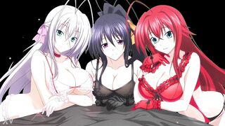 Anime - HS DxD - Live Wallpaper - Sexy - Rias Gremory Akeno Himejima Xenovia Quarta