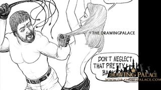 Hot sex slave in hardcore adult 3d game and cartoon porn