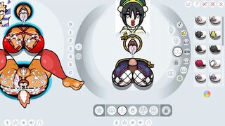Fap Wall 0.7 [PornPlay Parody Hentai game] Ep.2 adult Toph from the last air bender give gloryhole deepthroat