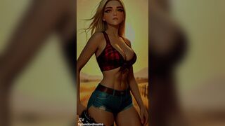 Wild West Cowgirl - Intro Tease [Vertical POV] | AI-Generated